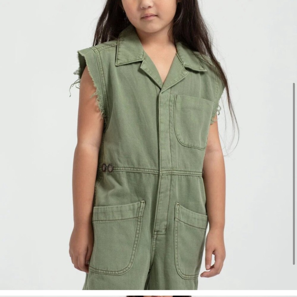 One Teaspoon KIDS SAFARI CAMP OVERALLS Size 5-6 KIDS $129 New!